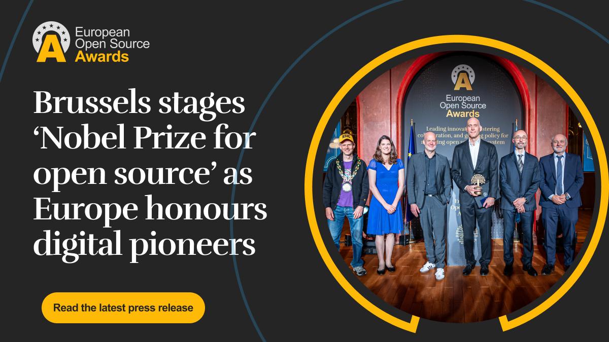 Brussels stages ‘Nobel Prize for open source’