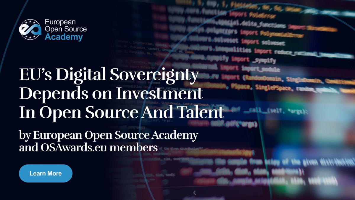 EU's Digital Sovereignty Depends On Investment In Open Source And Talent