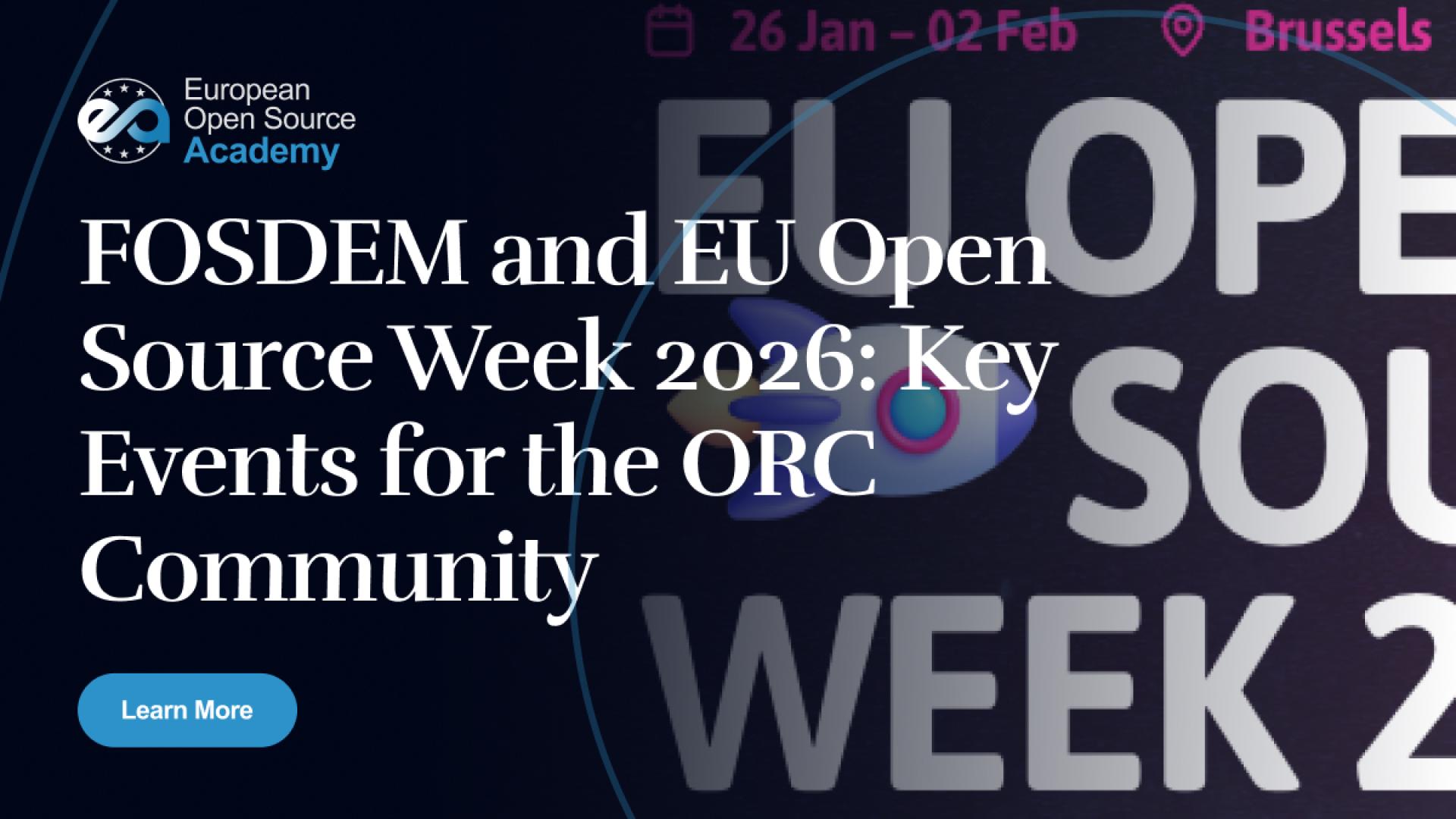 FOSDEM and EU Open Source Week 2026