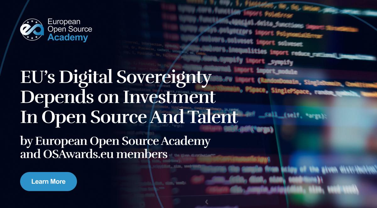 EU's Digital Sovereignty Depends On Investment In Open Source And Talent