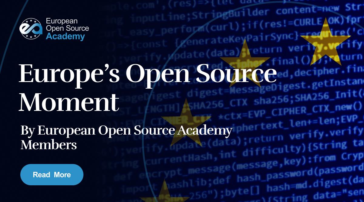 Europe’s Open Source Moment